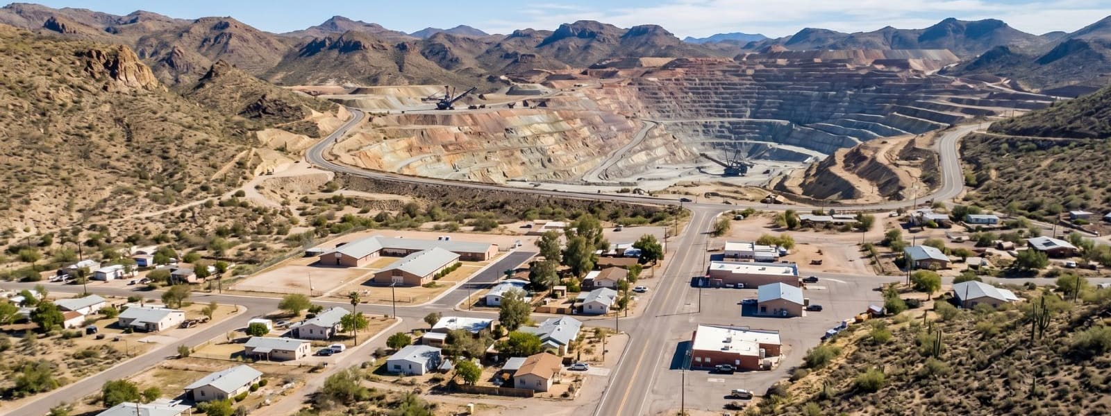 Bagdad, Arizona landscape and community