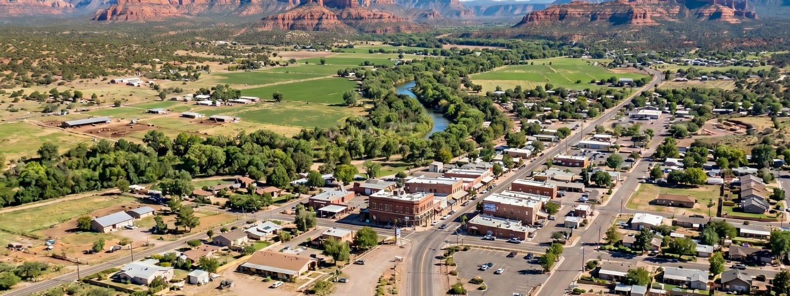 Camp Verde, Arizona with Verde River valley views