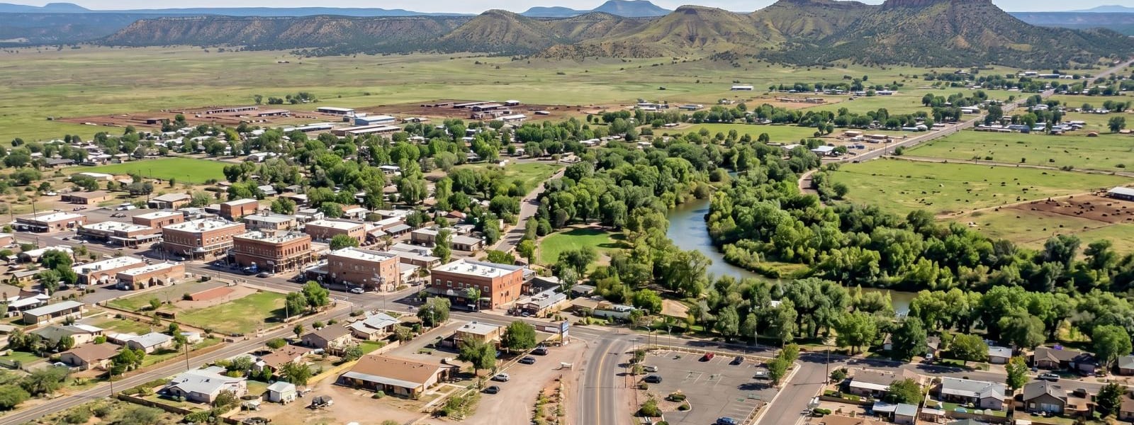Cottonwood, Arizona with red rock scenery