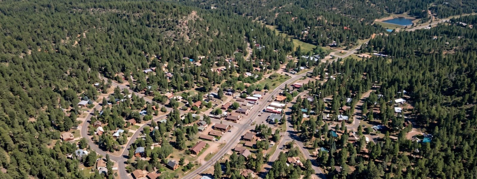 Pine, Arizona mountain community surrounded by ponderosa pines