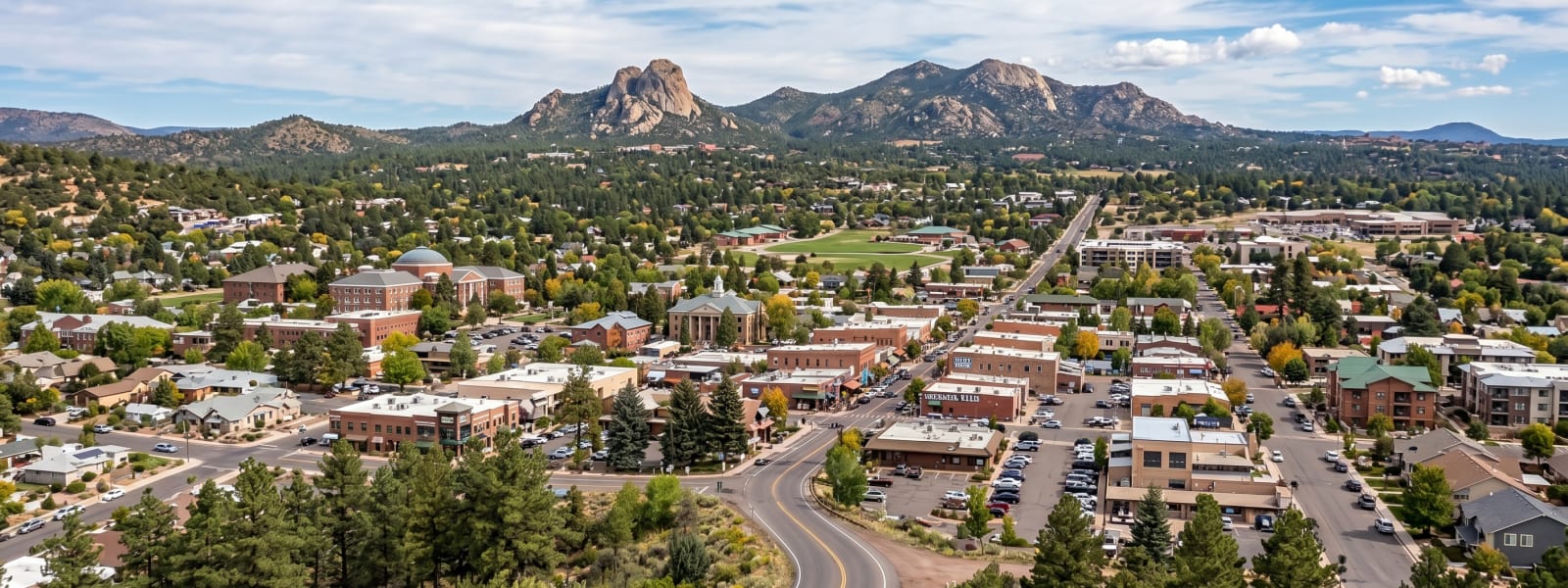 Prescott, Arizona downtown historic district and surrounding neighborhoods